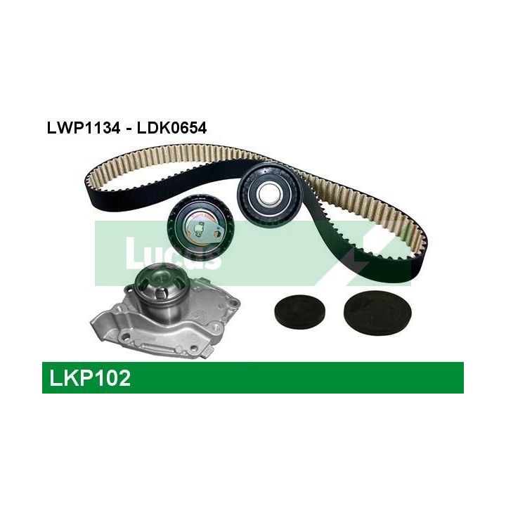 Vandens siurblio ir paskirstymo diržo komplektas LUCAS LKP102