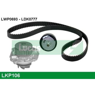 Vandens siurblio ir paskirstymo diržo komplektas LUCAS LKP106