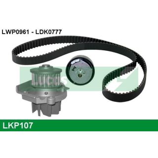 Vandens siurblio ir paskirstymo diržo komplektas LUCAS LKP107