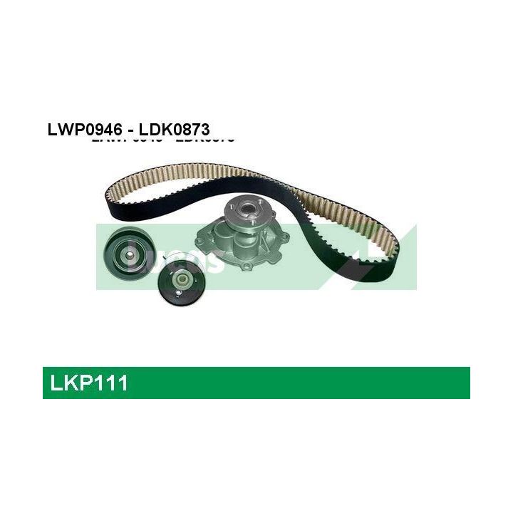 Vandens siurblio ir paskirstymo diržo komplektas LUCAS LKP111