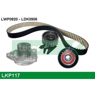 Vandens siurblio ir paskirstymo diržo komplektas LUCAS LKP117