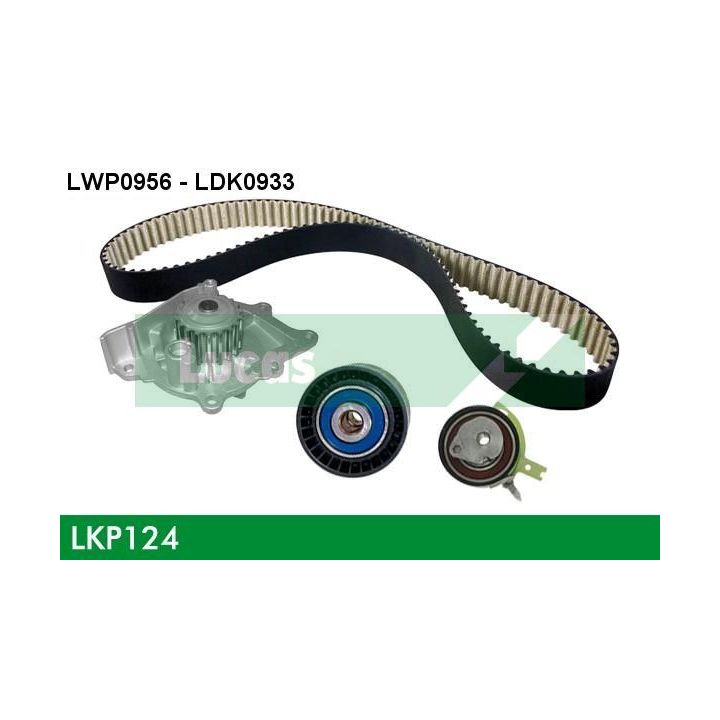 Vandens siurblio ir paskirstymo diržo komplektas LUCAS LKP124