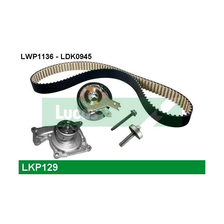 Vandens siurblio ir paskirstymo diržo komplektas LUCAS LKP129