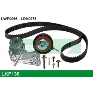 Vandens siurblio ir paskirstymo diržo komplektas LUCAS LKP136