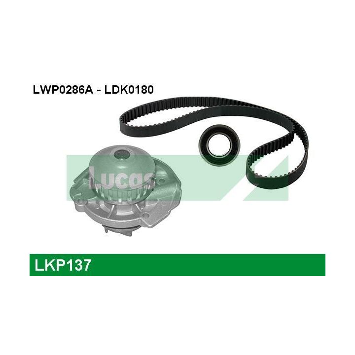 Vandens siurblio ir paskirstymo diržo komplektas LUCAS LKP137