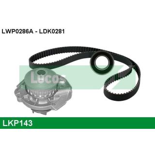 Vandens siurblio ir paskirstymo diržo komplektas LUCAS LKP143
