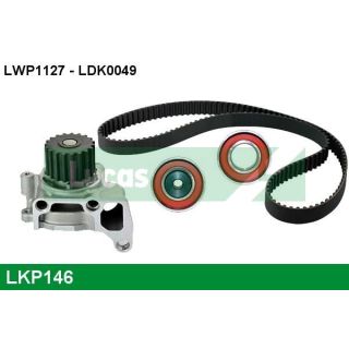 Vandens siurblio ir paskirstymo diržo komplektas LUCAS LKP146