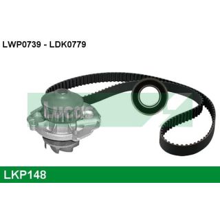 Vandens siurblio ir paskirstymo diržo komplektas LUCAS LKP148