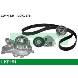 Vandens siurblio ir paskirstymo diržo komplektas LUCAS LKP151