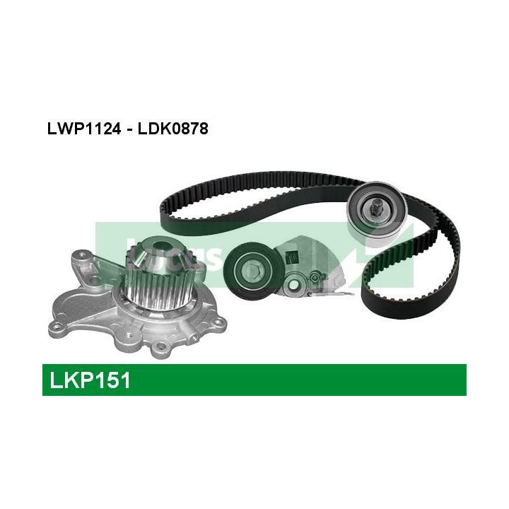 Vandens siurblio ir paskirstymo diržo komplektas LUCAS LKP151