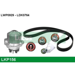 Vandens siurblio ir paskirstymo diržo komplektas LUCAS LKP156