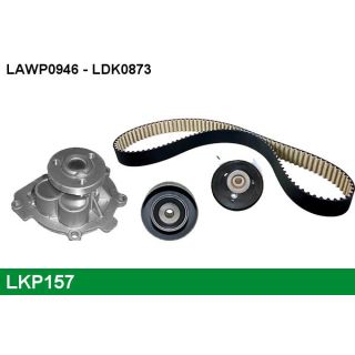 Vandens siurblio ir paskirstymo diržo komplektas LUCAS LKP157