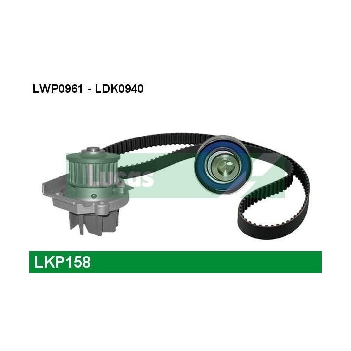 Vandens siurblio ir paskirstymo diržo komplektas LUCAS LKP158