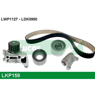 Vandens siurblio ir paskirstymo diržo komplektas LUCAS LKP159