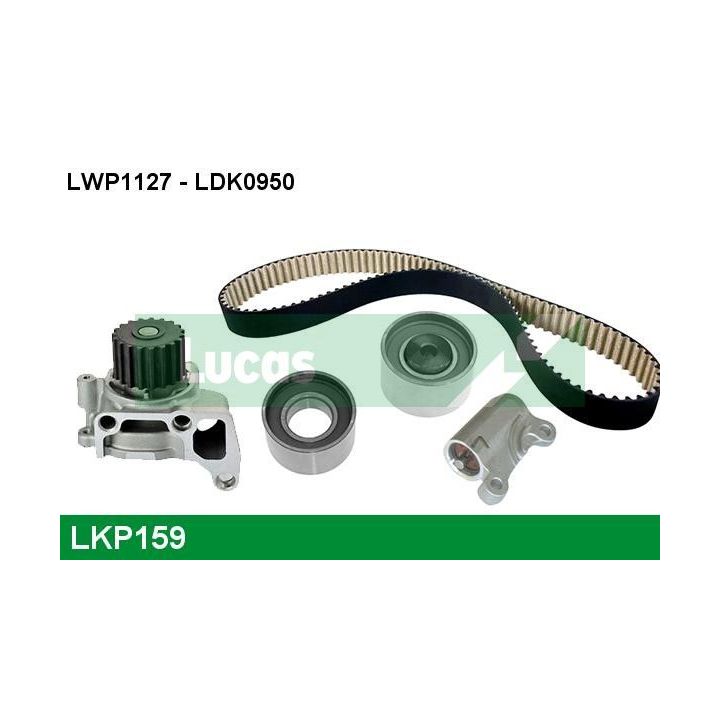 Vandens siurblio ir paskirstymo diržo komplektas LUCAS LKP159