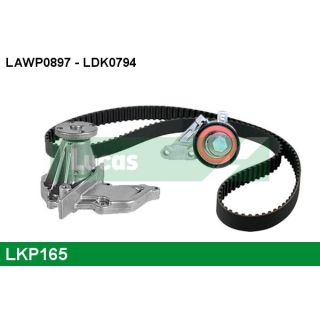 Vandens siurblio ir paskirstymo diržo komplektas LUCAS LKP165