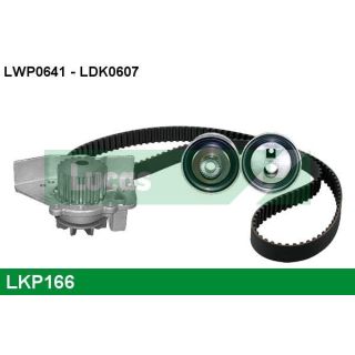 Vandens siurblio ir paskirstymo diržo komplektas LUCAS LKP166