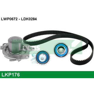 Vandens siurblio ir paskirstymo diržo komplektas LUCAS LKP176