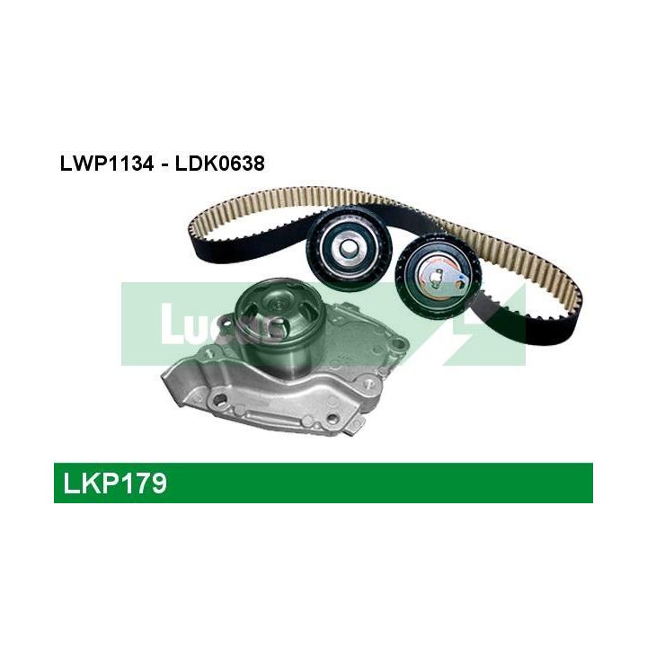 Vandens siurblio ir paskirstymo diržo komplektas LUCAS LKP179