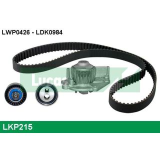 Vandens siurblio ir paskirstymo diržo komplektas LUCAS LKP215