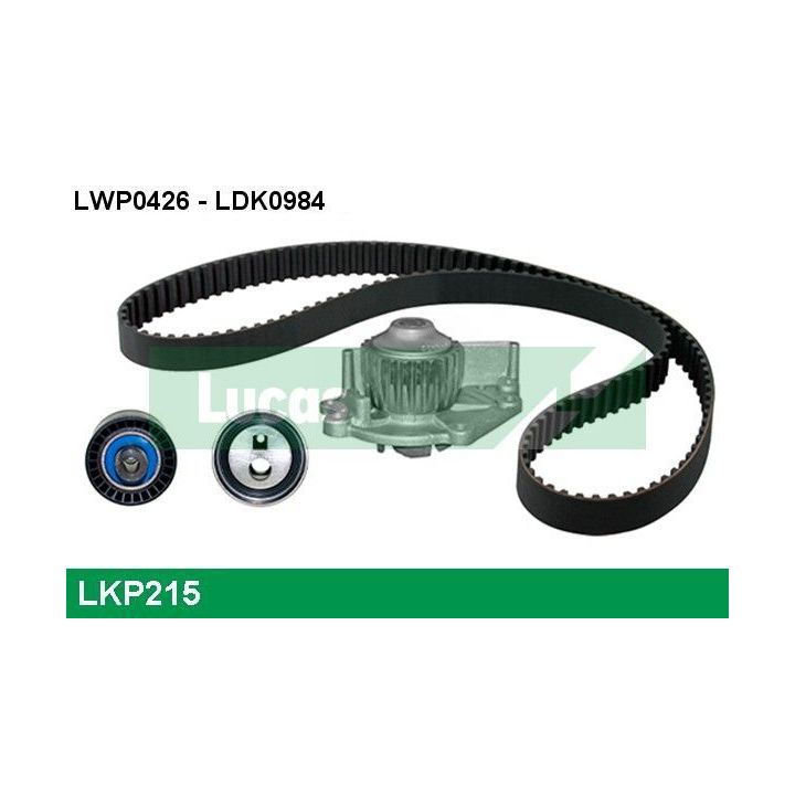 Vandens siurblio ir paskirstymo diržo komplektas LUCAS LKP215