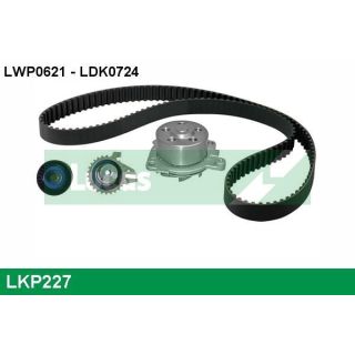 Vandens siurblio ir paskirstymo diržo komplektas LUCAS LKP227