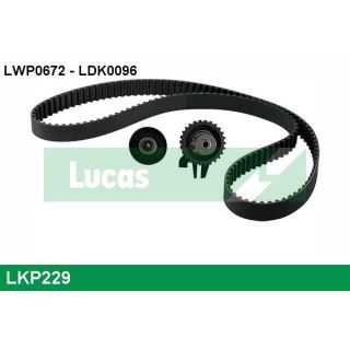 Vandens siurblio ir paskirstymo diržo komplektas LUCAS LKP229