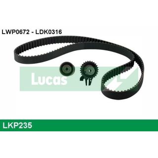 Vandens siurblio ir paskirstymo diržo komplektas LUCAS LKP235