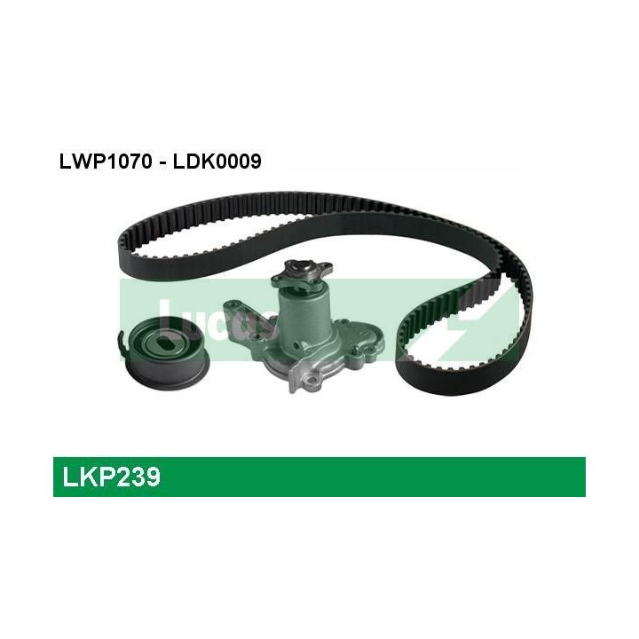 Vandens siurblio ir paskirstymo diržo komplektas LUCAS LKP239