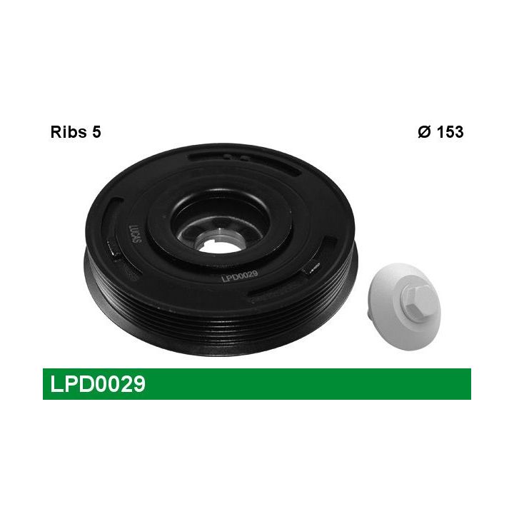 Skriemulys, alkūninis velenas LUCAS LPD0029