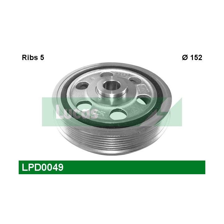 Skriemulys, alkūninis velenas LUCAS LPD0049