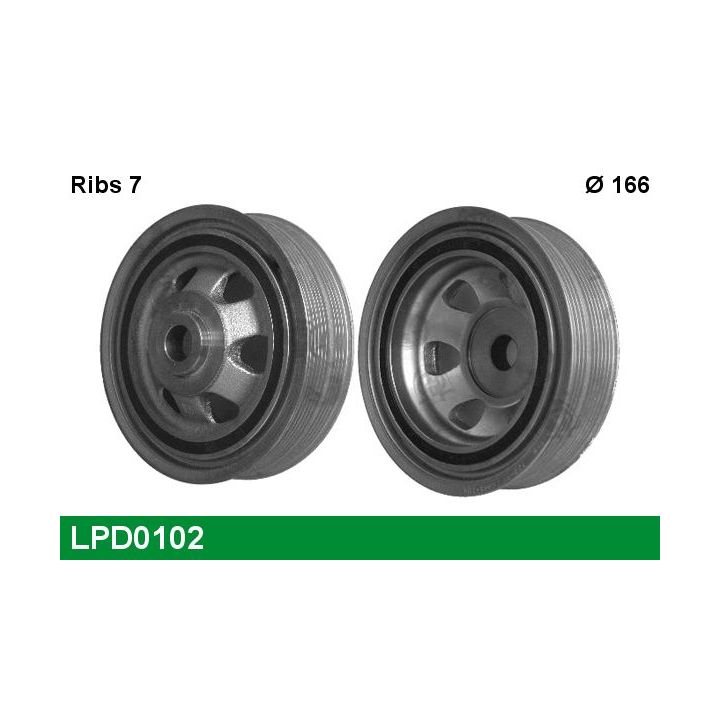 Skriemulys, alkūninis velenas LUCAS LPD0102