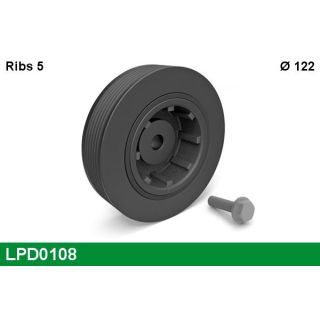 Skriemulys, alkūninis velenas LUCAS LPD0108