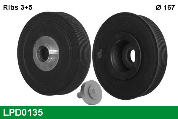 Skriemulys, alkūninis velenas LUCAS LPD0135