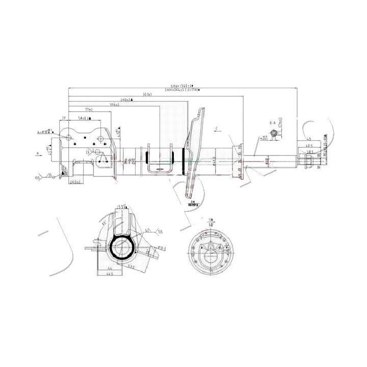 Amortizatorius JAPKO MJ00158