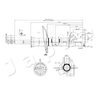 Amortizatorius JAPKO MJ00159