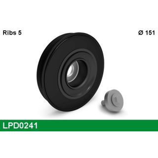 Skriemulys, alkūninis velenas LUCAS LPD0241