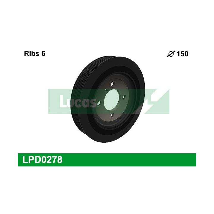 Skriemulys, alkūninis velenas LUCAS LPD0278