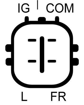 Kintamosios srovės generatorius DRI 2451341402