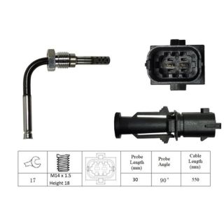 Jutiklis, išmetamųjų dujų temperatūra LUCAS LGS6058