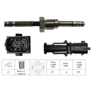 Jutiklis, išmetamųjų dujų temperatūra LUCAS LGS6063
