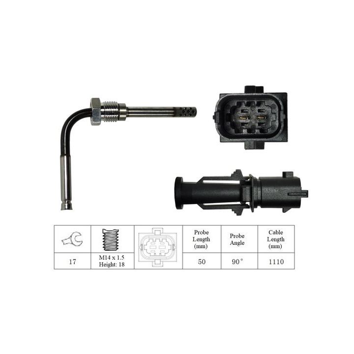 Jutiklis, išmetamųjų dujų temperatūra LUCAS LGS6067