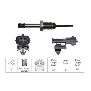 Jutiklis, išmetamųjų dujų temperatūra LUCAS LGS7018