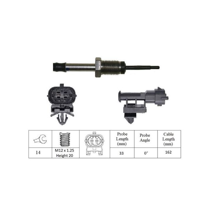 Jutiklis, išmetamųjų dujų temperatūra LUCAS LGS7018
