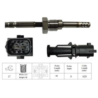 Jutiklis, išmetamųjų dujų temperatūra LUCAS LGS7043