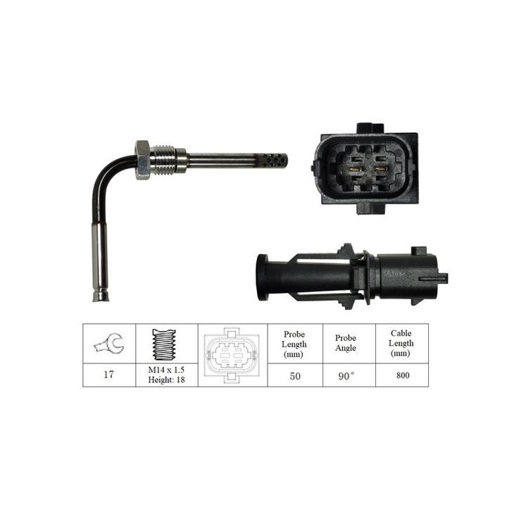 Jutiklis, išmetamųjų dujų temperatūra LUCAS LGS7048