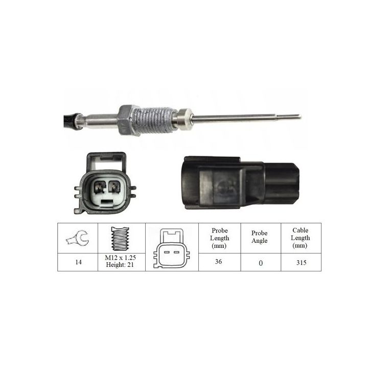 Jutiklis, išmetamųjų dujų temperatūra LUCAS LGS7050