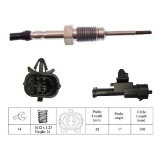 Jutiklis, išmetamųjų dujų temperatūra LUCAS LGS7164