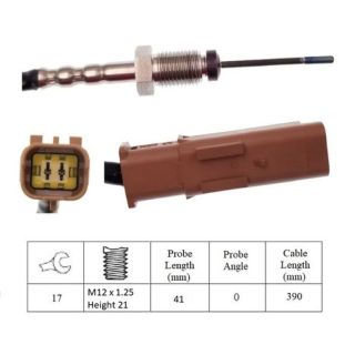 Jutiklis, išmetamųjų dujų temperatūra LUCAS LGS7166