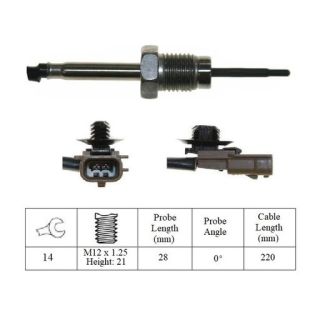 Jutiklis, išmetamųjų dujų temperatūra LUCAS LGS7196